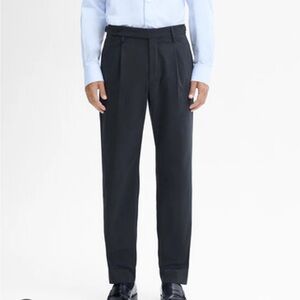 Massimo Dutti Men’s NWT navy regular fit dress pants trousers